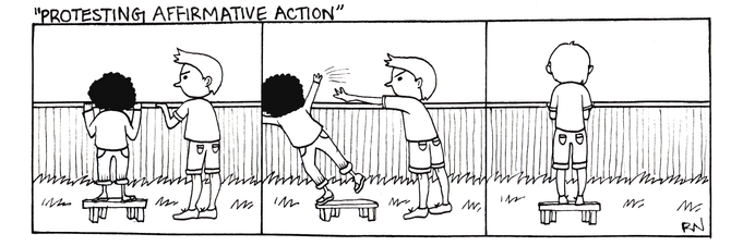 protesting affirmative action medium