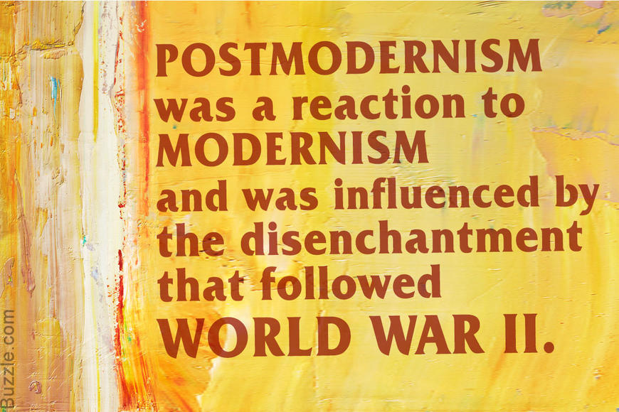 Postmodernism as a reaction large