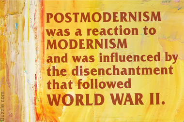 Postmodernism as a reaction extra small