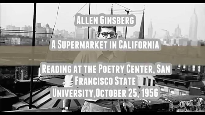 “Supermarket in California” by Allen Ginsberg medium