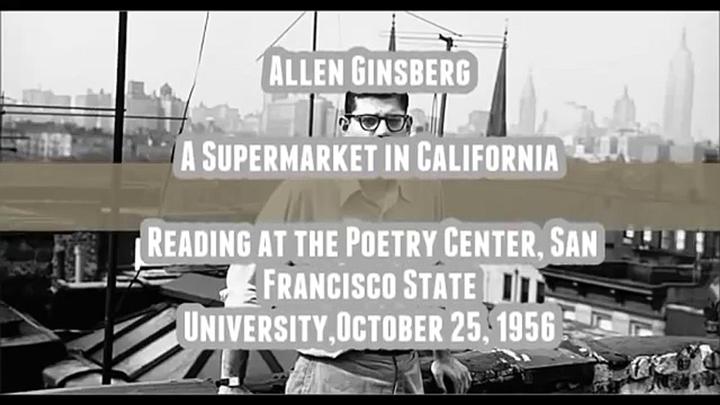  “Supermarket in California” by Allen Ginsberg small