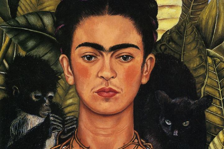 Frida Kahlo self portrait small