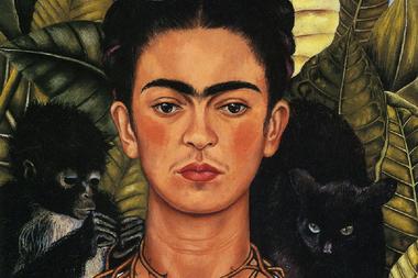 Frida Kahlo self portrait extra small