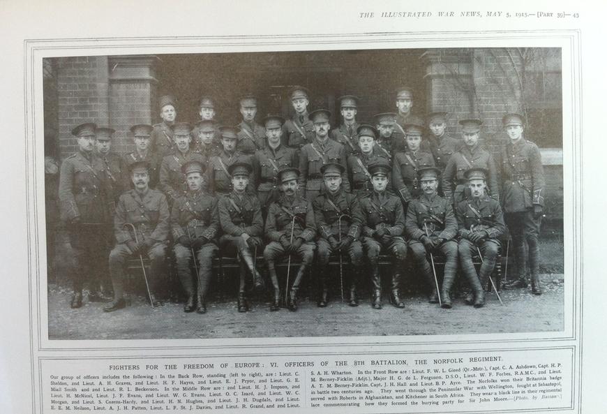 The Norfolk Regiment 8th Battalion Norfolk Regiment large