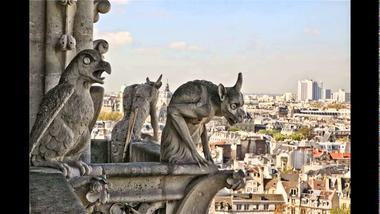  Installation of gargoyle in Cathedrals  extra small