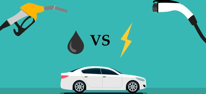 Electic Cars VS Gas Cars small