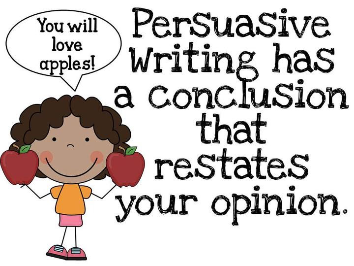 Persuasive writing small