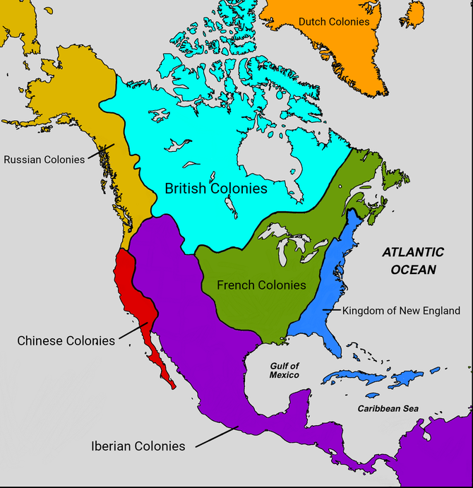 Colonization of North America medium