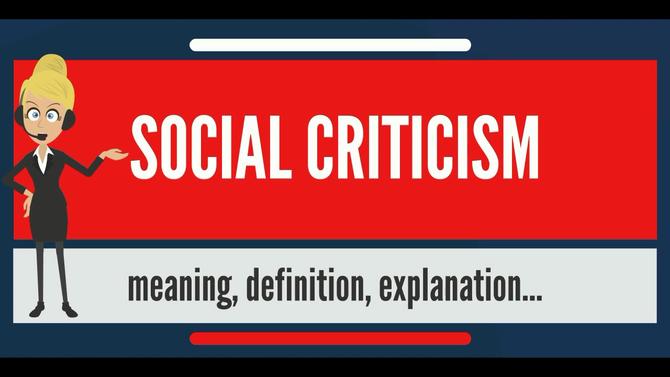 Social Сriticism  medium